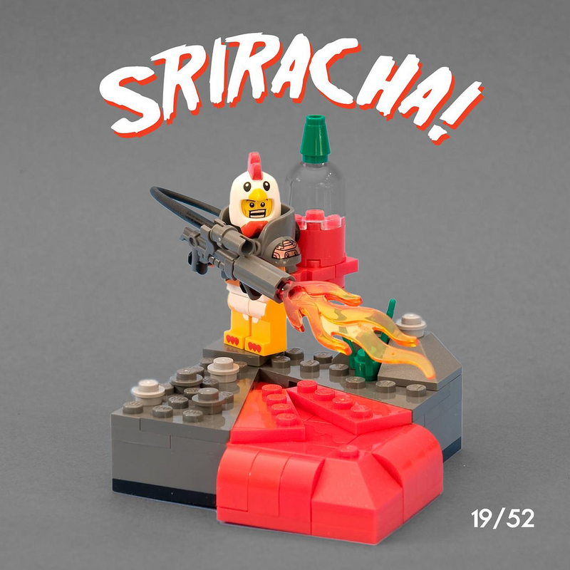 Illustration for article titled 52 weeks of Lego vignettes show a very weird 2014